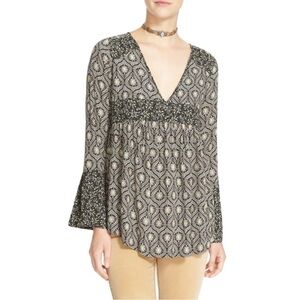 Free People Rolling Hills Bell Sleeve Tunic